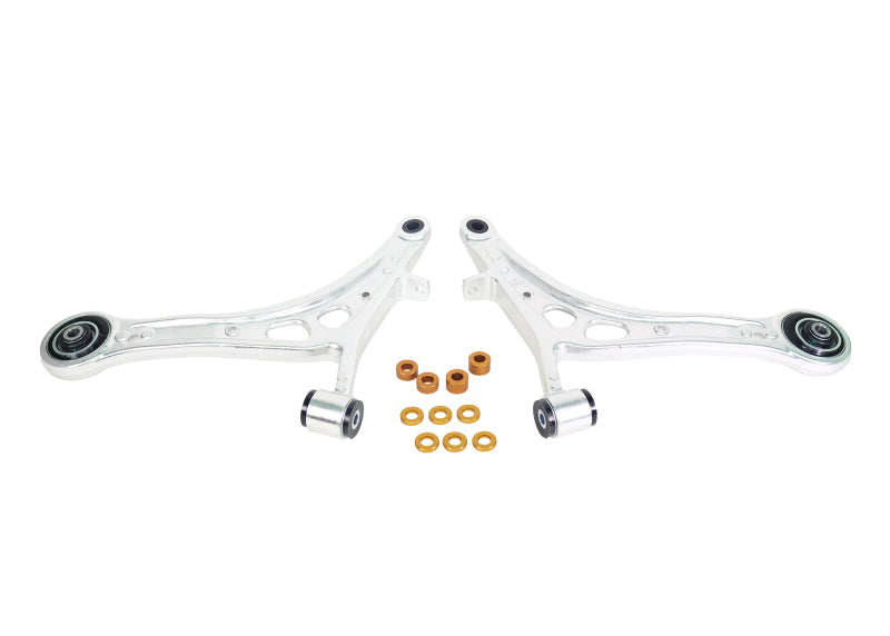 Load image into Gallery viewer, Whiteline 17-21 Subaru WRX/STI Front Lower Control Arms w/ Caster Correction
