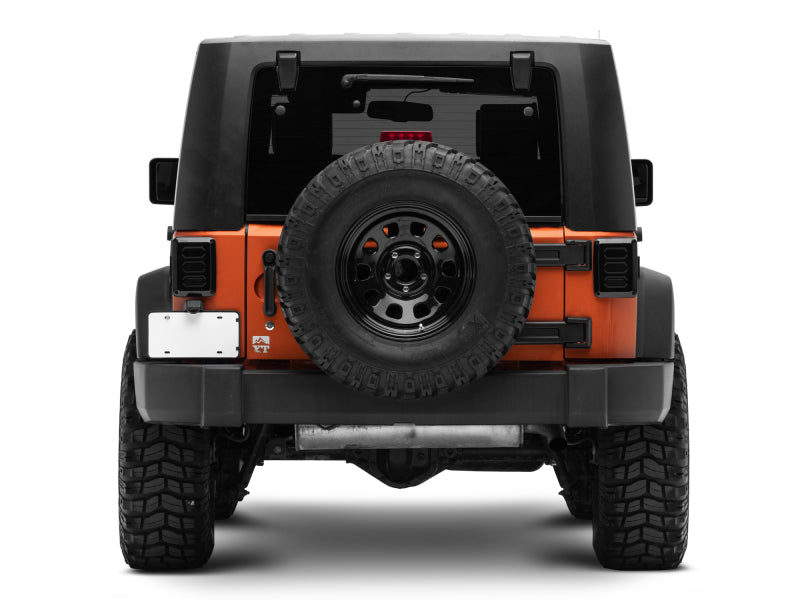 Load image into Gallery viewer, Raxiom 07-18 Jeep Wrangler JK LED Tail Lights- Black Housing (Smoked Lens)
