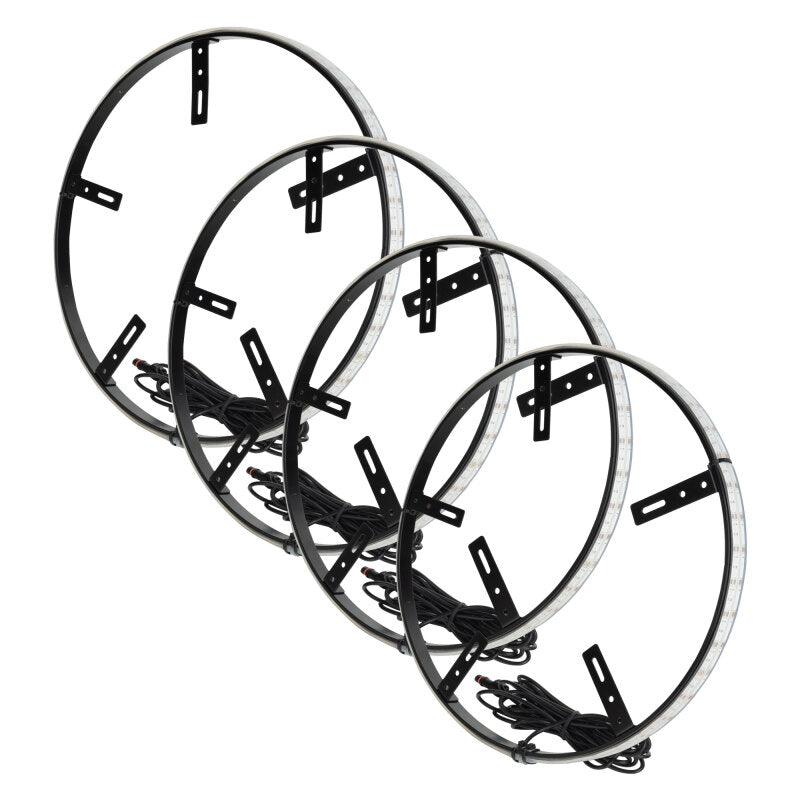 Load image into Gallery viewer, ORACLE Lighting LED Illuminated Wheel Rings 16.5in PLASMA ColorSHIFT w/BC2 Bluetooth Controller
