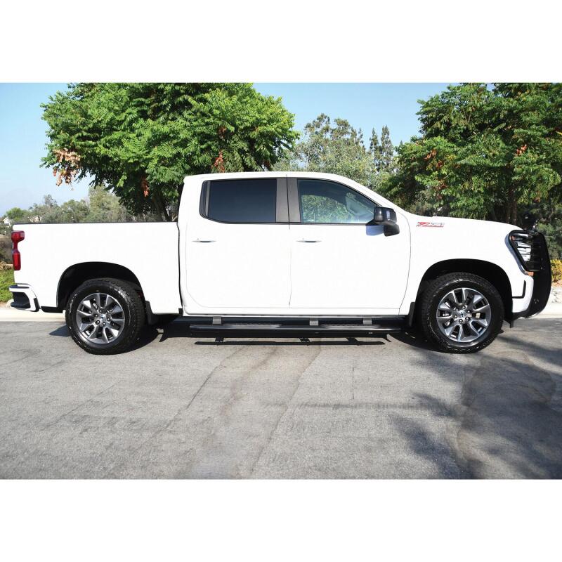Load image into Gallery viewer, Westin 2019-2026 Chevy Silverado/Sierra 1500 Crew Cab Non LD PRO TRAXX 4 Oval Nerf Step Bars - Black
