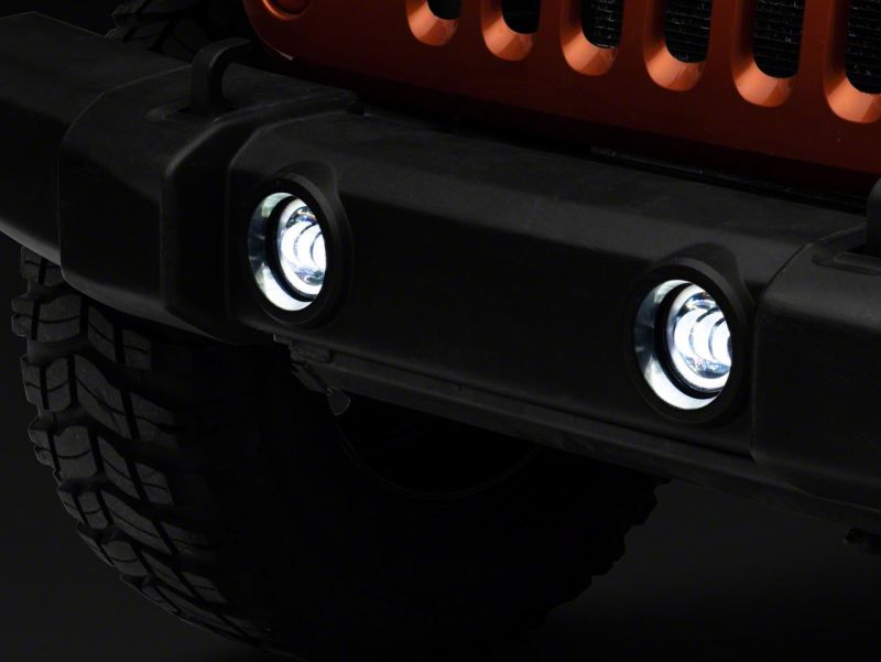 Load image into Gallery viewer, Raxiom 07-23 Jeep Wrangler JK &amp; JL Axial Series Halo LED Fog Lights- Amber
