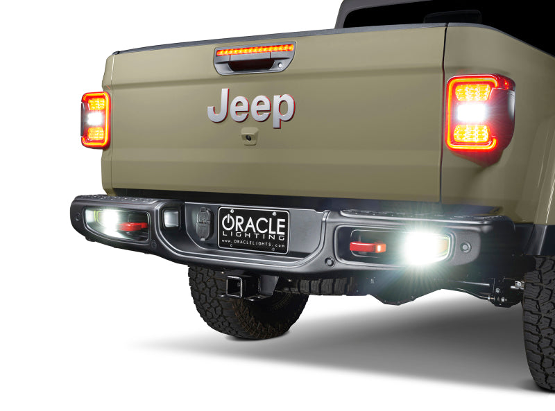 Load image into Gallery viewer, Oracle Rear Bumper LED Reverse Lights for Jeep Gladiator JT - 6000K SEE WARRANTY
