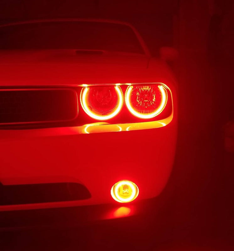 Load image into Gallery viewer, Oracle 08-14 Dodge Challenger Dynamic Surface Mount Headlight Halo Kit - - Dynamic
