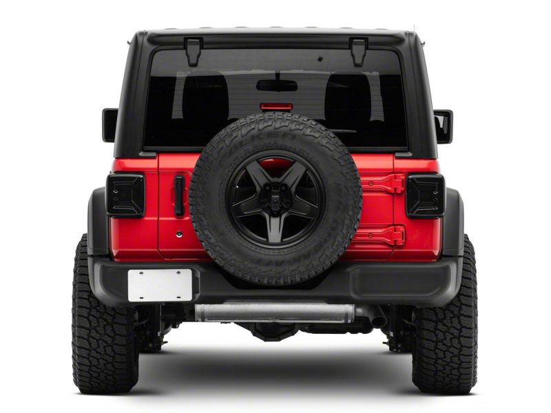 Load image into Gallery viewer, Raxiom 18-23 Jeep Wrangler JL Axial Series LED Tail Lights- Blk Housing (Smoked Lens)
