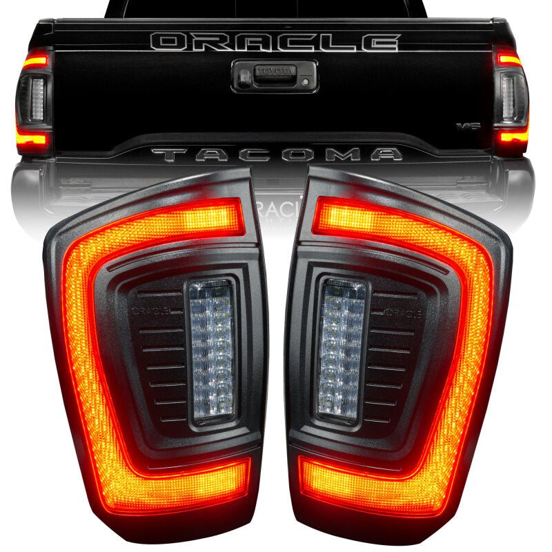 Load image into Gallery viewer, Oracle Lighting 2016-2023 Gen 3 Toyota Tacoma Flush Style LED Tail Lights SEE WARRANTY
