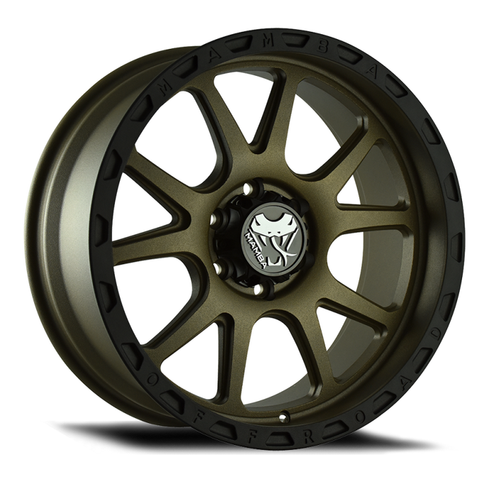 Mamba M27 17x9 6x139.7 ET12 Matte Bronze / Black Lip