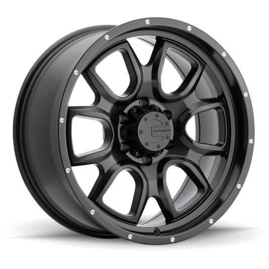 Mamba M19 17x9 5x139.7 ET0 Matte Black w/ Drill Holes