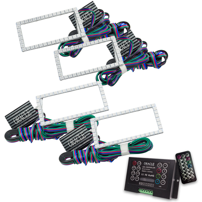 Load image into Gallery viewer, Oracle Ford F-150 15-17 Projector Headlight Halo Kit - ColorSHIFT w/ 2.0 Controller
