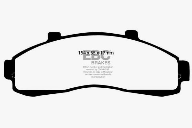 Load image into Gallery viewer, EBC 95-01 Ford Explorer 4.0 2WD Greenstuff Front Brake Pads
