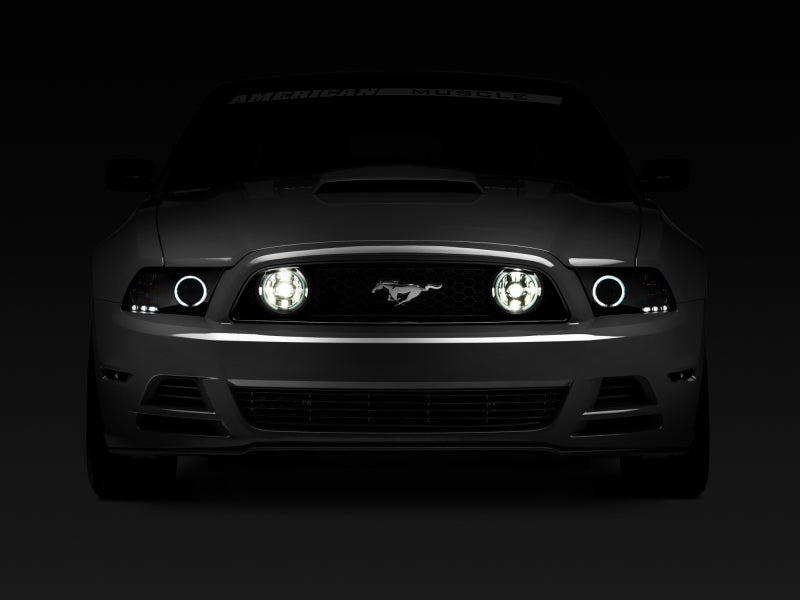 Load image into Gallery viewer, Raxiom 13-14 Ford Mustang GT CCFL Halo Fog Lights (Smoked)
