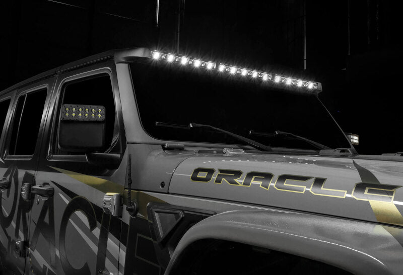 Load image into Gallery viewer, Oracle Jeep Wrangler JL/Gladiator JT Integrated Windshield LED Light Bar System
