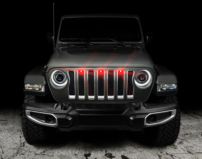Load image into Gallery viewer, Oracle Pre-Runner Style LED Grille Kit for Jeep Wrangler JL - Red
