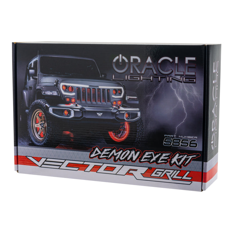 Load image into Gallery viewer, Oracle VECTOR Grille Demon Eye Projector Conversion Kit - ColorSHIFT w/o Controller
