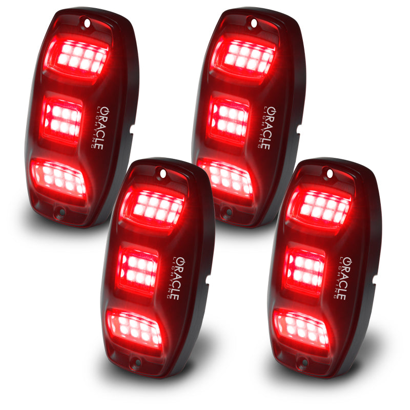 Load image into Gallery viewer, Oracle Underbody  RGB+W Wheel Well Rock Light Kit - 4 PCS - ColorSHIFT
