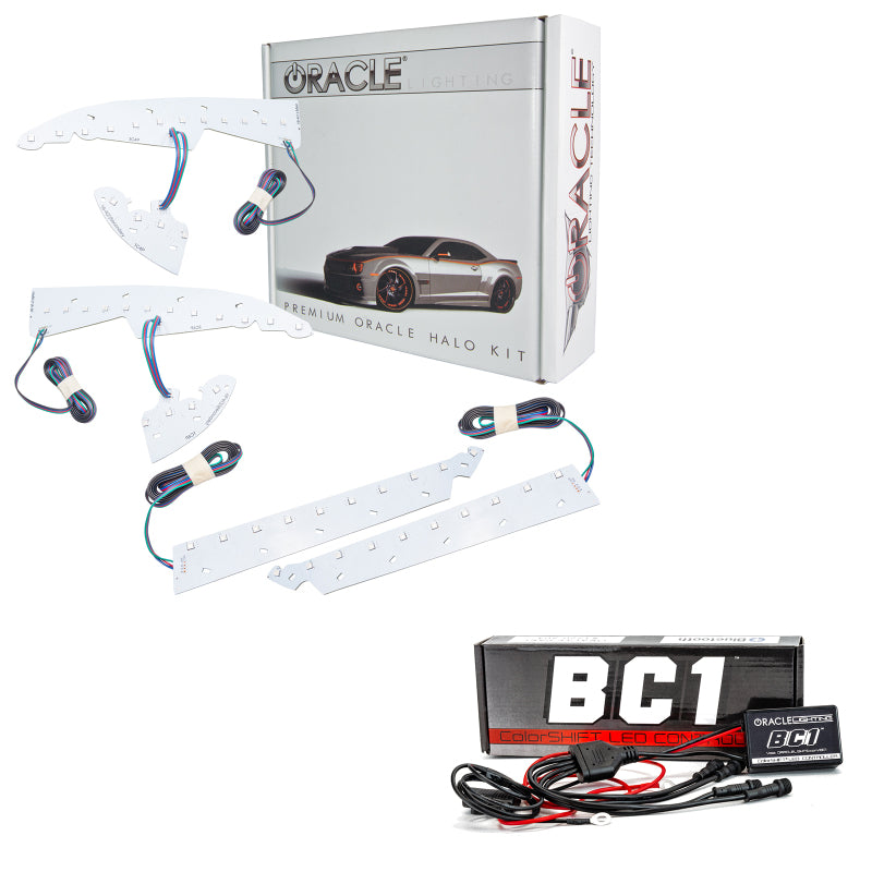 Load image into Gallery viewer, Oracle 14-15 GMC Sierra Headlight DRL Upgrade Kit - ColorSHIFT w/ BC1 Controller SEE WARRANTY
