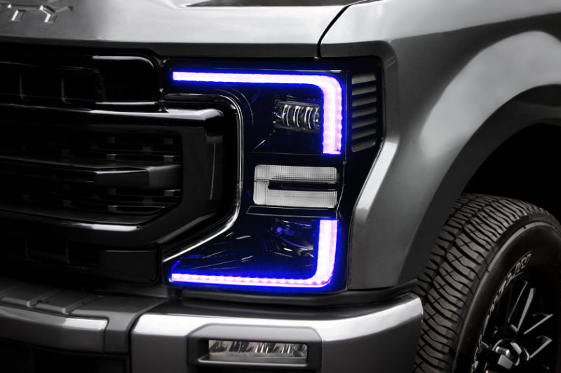 Load image into Gallery viewer, Oracle 2022 Ford F250/350 Super Duty Dynamic ColorSHIFT Headlight DRL Kit w/Switchback
