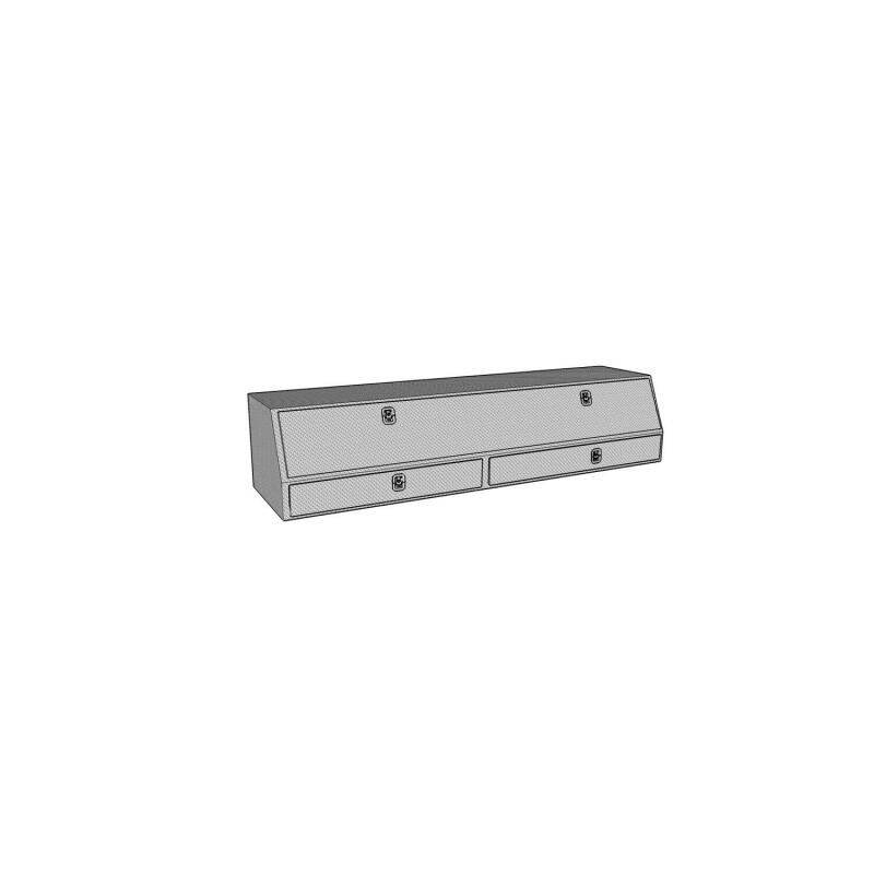 Load image into Gallery viewer, Westin/Brute Contractor TopSider 72in w/ Drawers &amp; Doors - Aluminum

