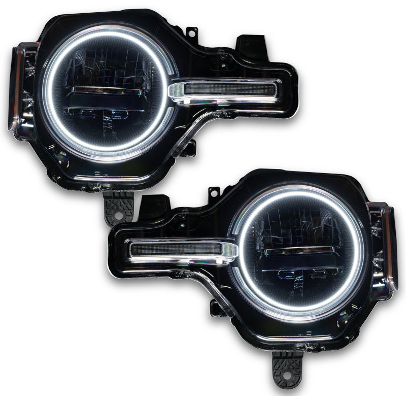 Load image into Gallery viewer, Oracle 2021 Ford Bronco Base Headlight LED Halo Kit - ColorSHIFT - w/ Simple Controller
