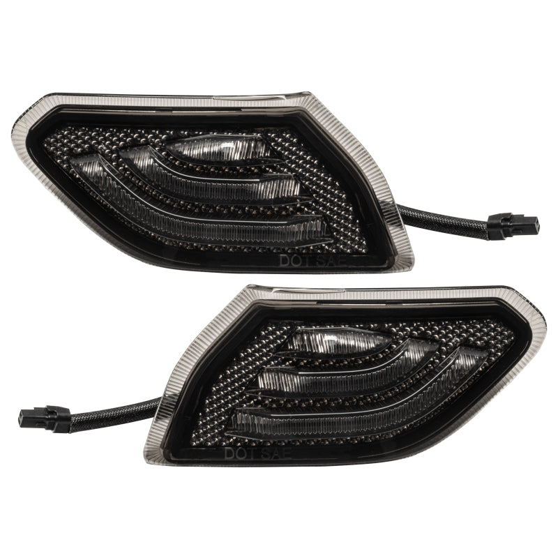 Load image into Gallery viewer, Oracle Jeep Wrangler JL Smoked Lens LED Front Sidemarkers
