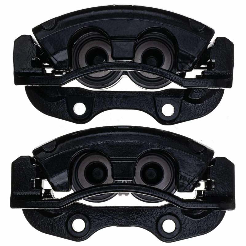 Load image into Gallery viewer, Power Stop 02-06 Cadillac Escalade Rear Black Caliper - Pair w/Bracket
