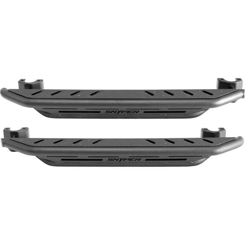Load image into Gallery viewer, Westin/Snyper 07-17 Jeep Wrangler Triple Tube Rock Rail Steps - Textured Black
