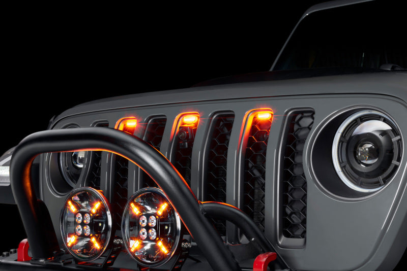 Load image into Gallery viewer, Oracle Universal Pre-Runner Style LED Grill Light Kit (New Style) - Amber w/Tinted Lens

