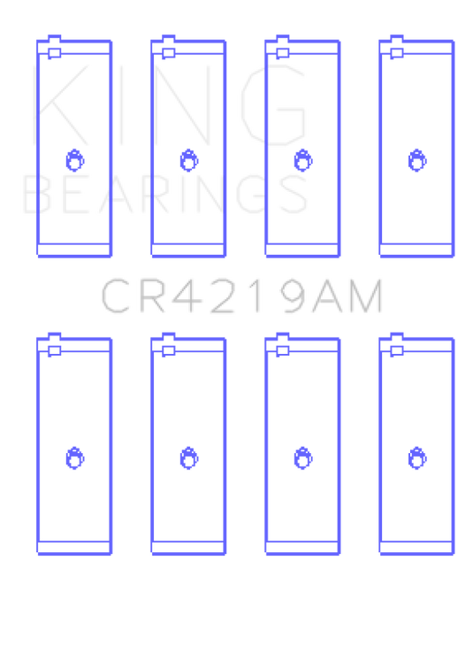 King Engine Bearings Toyota 1Rz (Size +0.75mm) Connecting Rod Bearing Set