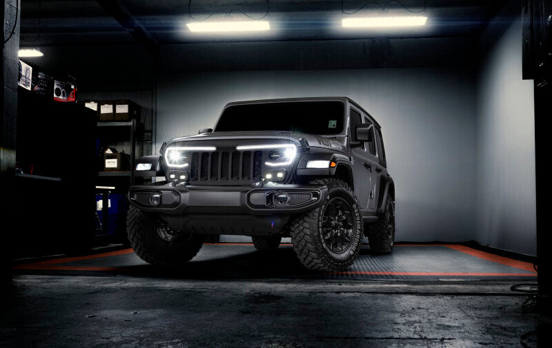 Load image into Gallery viewer, Oracle VECTOR Series Full LED Grille - Jeep Wrangler JL/JT - NA
