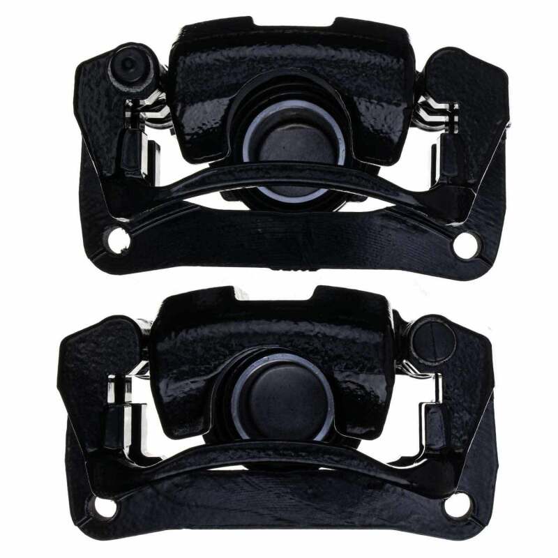 Load image into Gallery viewer, Power Stop 08-15 Toyota Sequoia Rear Black Caliper - Pair w/Bracket
