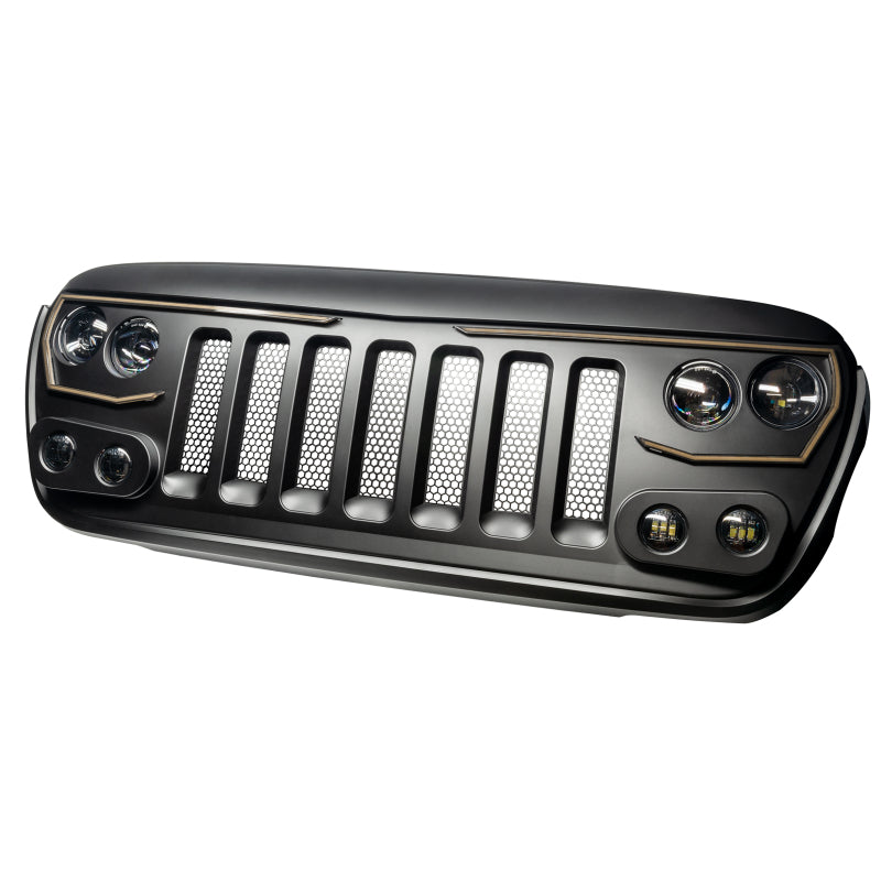 Load image into Gallery viewer, Oracle VECTOR Series Full LED Grille - Jeep Wrangler JL/JT - NA
