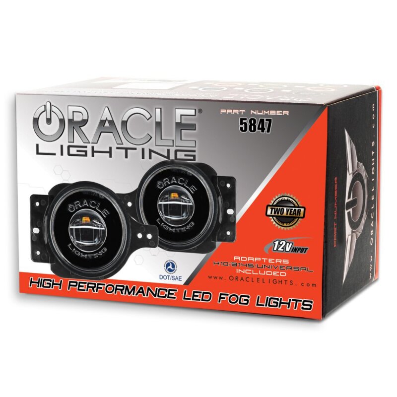 Load image into Gallery viewer, Oracle Jeep Wrangler JL/Gladiator JT Sport High Performance W LED Fog Lights - No Halo
