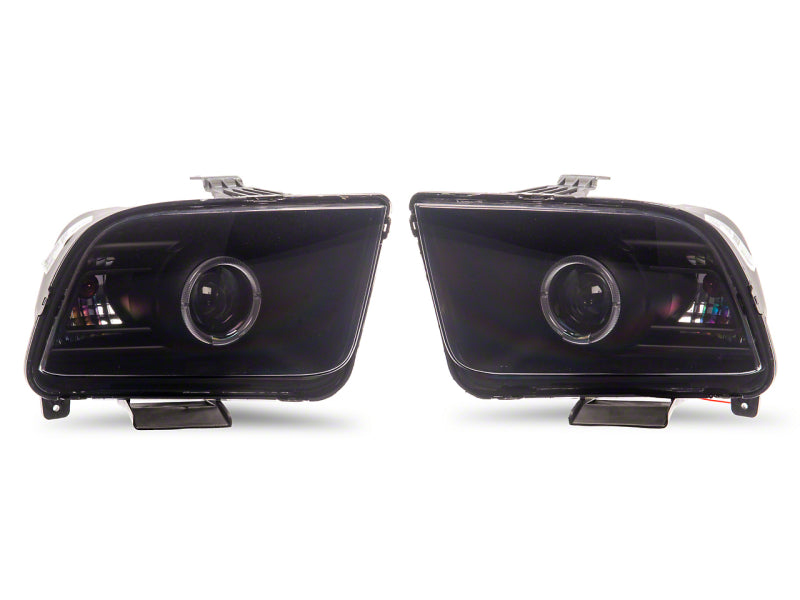 Load image into Gallery viewer, Raxiom 05-09 Ford Mustang w/ Factory Halogen LED Halo Headlights- Blk Housing (Smoked Lens)
