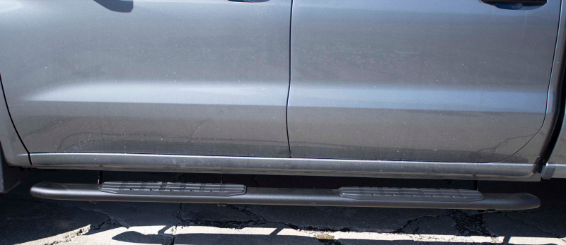 Load image into Gallery viewer, Fishbone Offroad 2019+ Chevrolet Silverado 1500 Double Cab Oval Side Steps - Black Textured
