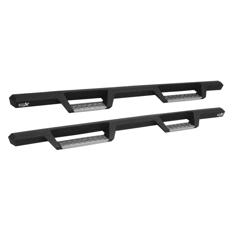 Load image into Gallery viewer, Westin 2019 Chevrolet Silverado/Sierra 1500 Crew Cab Drop Nerf Step Bars - Textured Black

