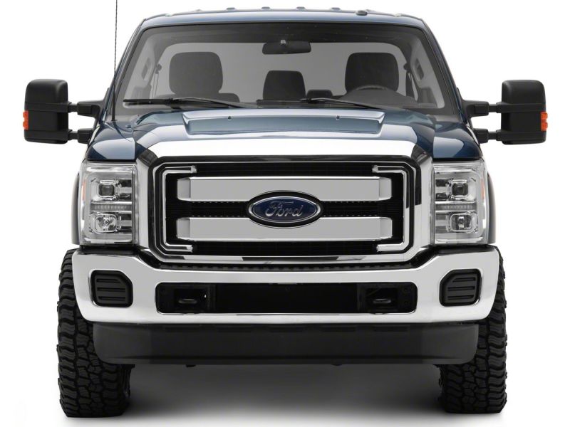 Load image into Gallery viewer, Raxiom 11-16 Ford F-250 Super Duty LED Projector Headlights - Chrome Housing (Clear Lens)
