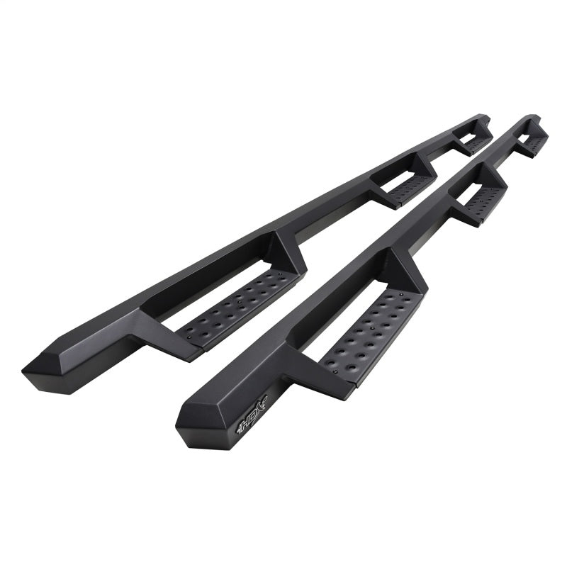 Load image into Gallery viewer, Westin/HDX 19-20 Ram 2500/3500 Crew Cab (8ft Bed) Drop Wheel to Wheel Nerf Step Bars - Txt Black
