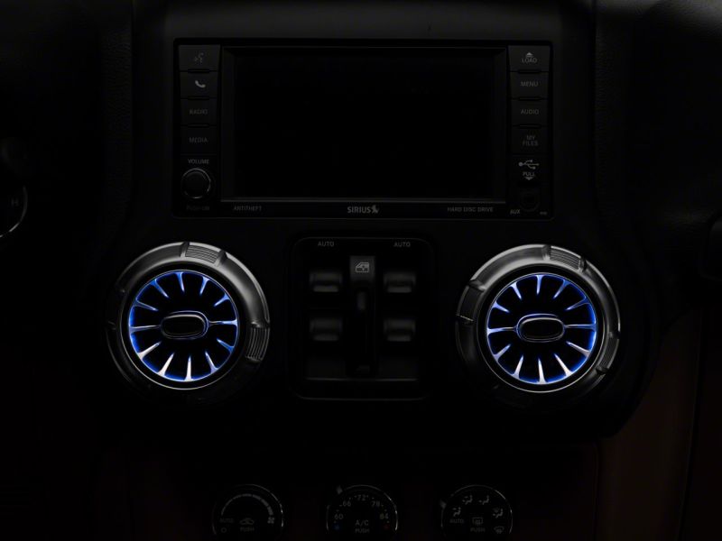 Load image into Gallery viewer, Raxiom 11-18 Jeep Wrangler JK LED Ambient Vent Lighting Kit
