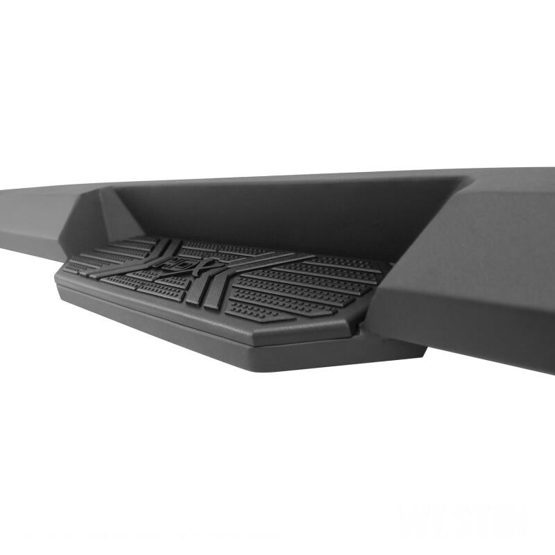 Load image into Gallery viewer, Westin 2019 Chevrolet Silverado/Sierra 1500 Crew Cab Xtreme Nerf Step Bars - Textured Black

