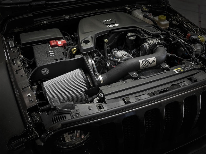 Load image into Gallery viewer, aFe Magnum FORCE Stage-2 XP Pro DRY S Cold Air Intake System 2018+ Jeep Wrangler (JL) V6 3.6L
