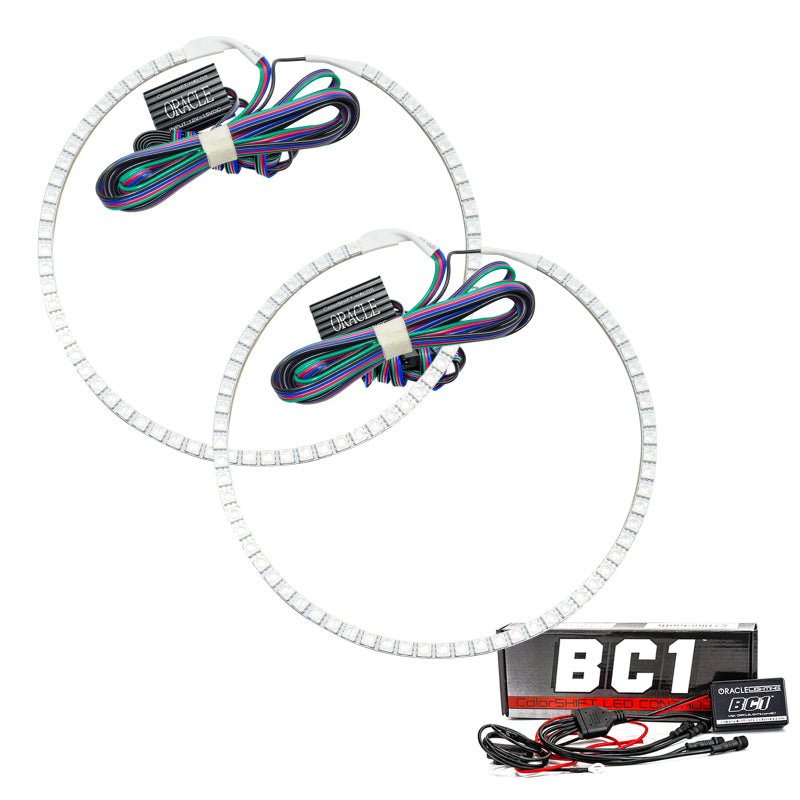 Load image into Gallery viewer, Oracle Ford Mustang 13-14 Halo Kit - HID (Projector) Style - ColorSHIFT w/ BC1 Controller
