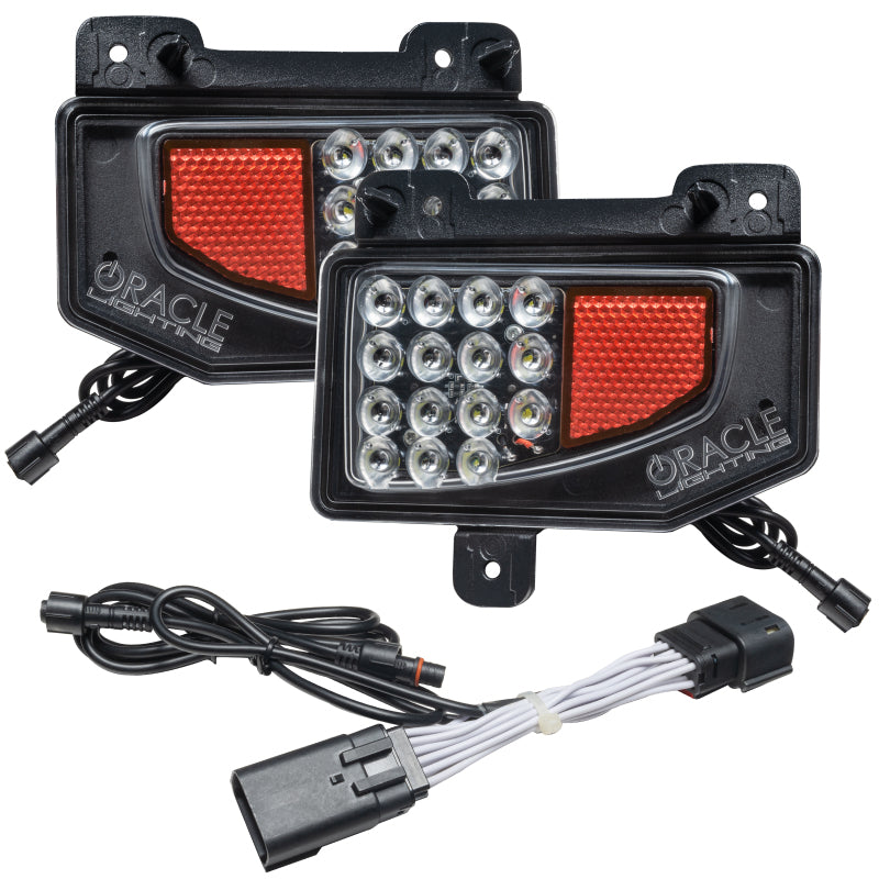 Load image into Gallery viewer, Oracle Jeep Gladiator JT Rear Bumper LED Reverse Lights w/ Plug &amp; Play Harness - 6000K SEE WARRANTY
