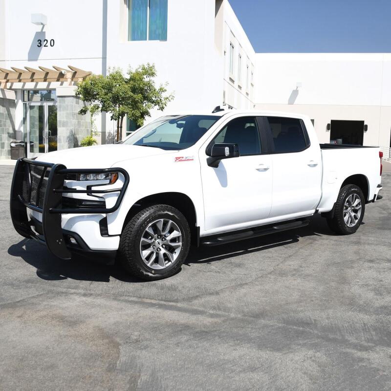 Load image into Gallery viewer, Westin 2019 Chevrolet Silverado/Sierra 1500 Crew Cab Platinum 4 Oval Nerf Step Bars - Black
