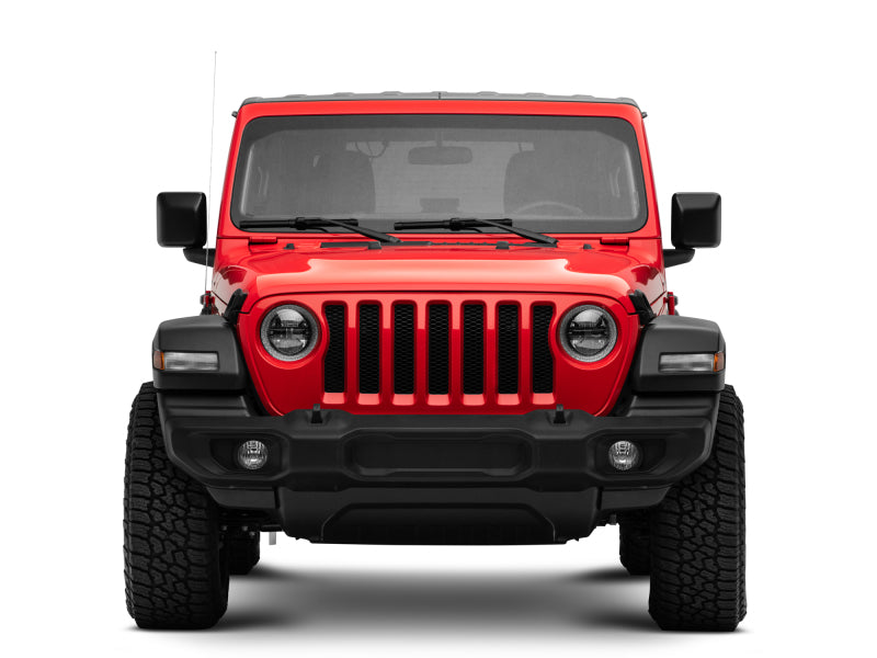 Load image into Gallery viewer, Raxiom 18-22 Jeep Wrangler JL/JT Axial Series LED Headlights- Black Housing (Clear Lens)
