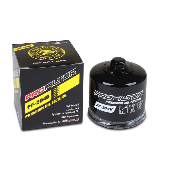 ProFilter Arctic Cat/Honda/Kaw/MV Agusta/Triumph/Yam Spin-On Black Various Performance Oil Filter