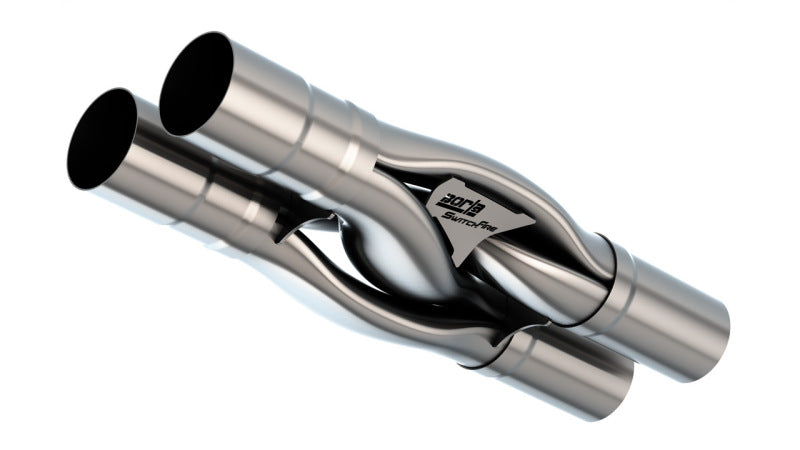 Load image into Gallery viewer, Borla Universal Hydroformed Switchfire X-Pipe 3in ID 3in OD Outlets W/O Notches
