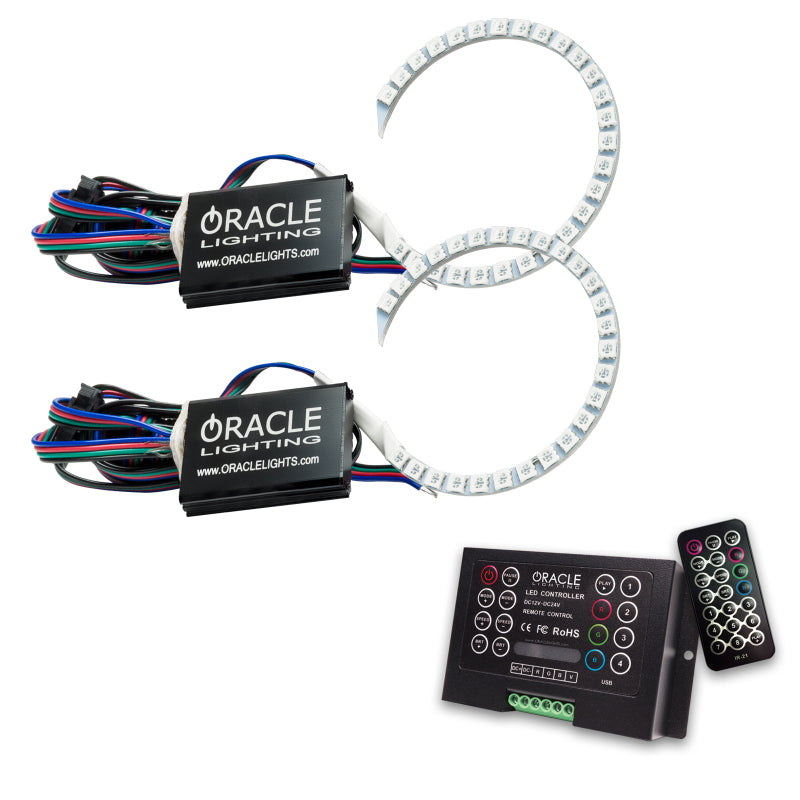 Load image into Gallery viewer, Oracle 18-21 Ford Mustang LED Headlight Halo Kit - ColorSHIFT 2
