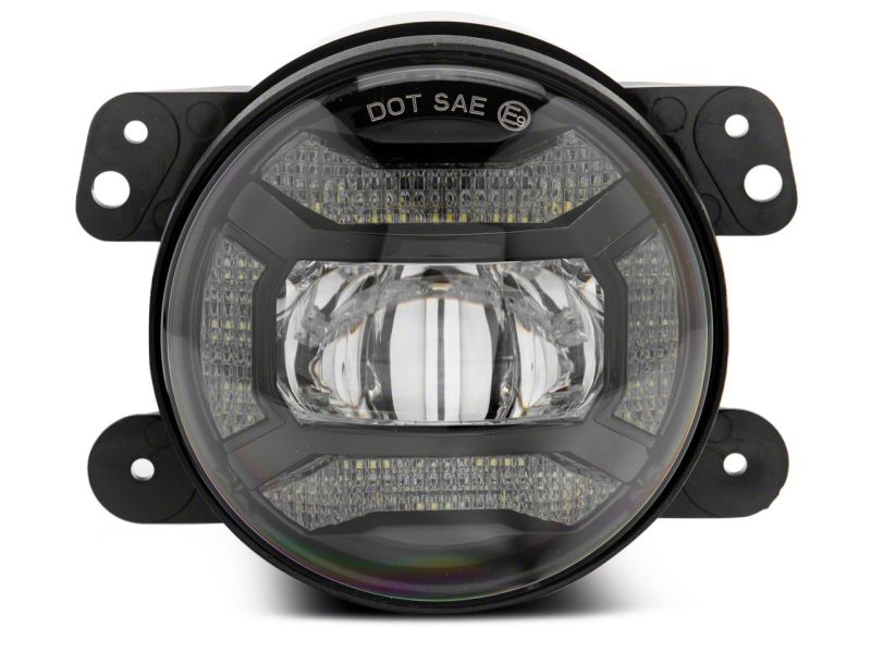 Load image into Gallery viewer, Raxiom 07-18 Jeep Wrangler JK Axial Series 4-In LED Fog Lights- Clear

