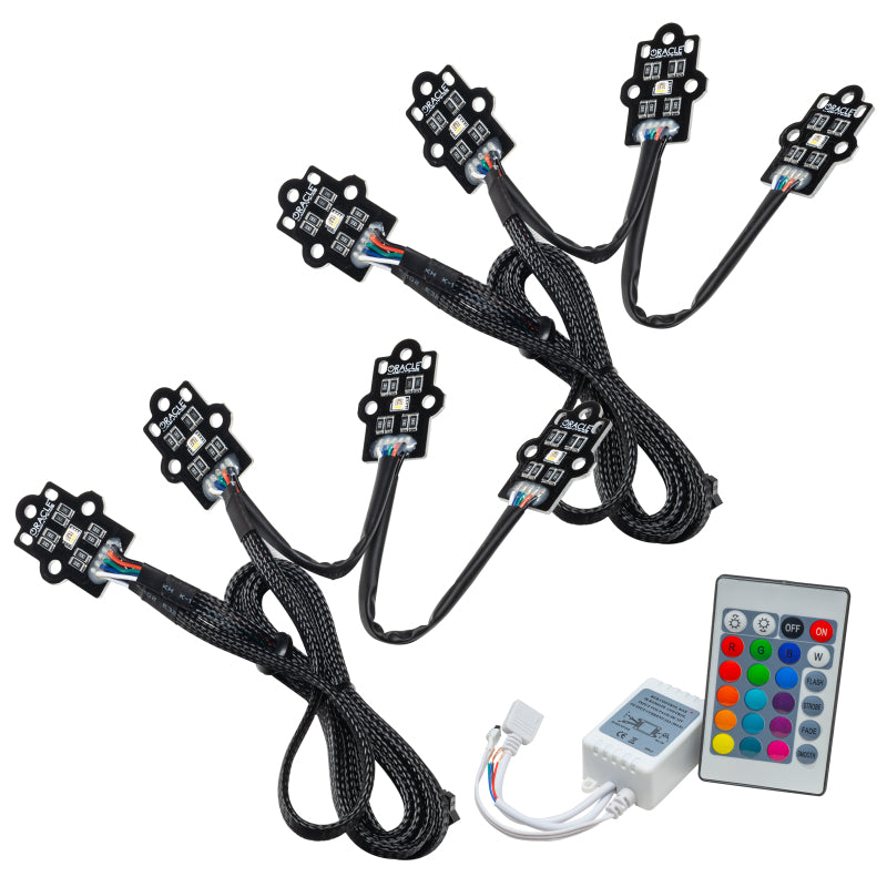 Load image into Gallery viewer, Oracle 21-22 Nissan Titan RGB+W Headlight DRL Upgrade - ColorSHIFT w/ Simple Controller
