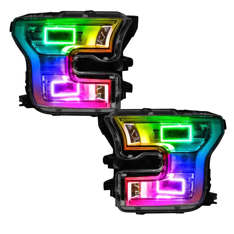Load image into Gallery viewer, Oracle Ford F-150 15-17 Projector Headlight Halo Kit - ColorSHIFT
