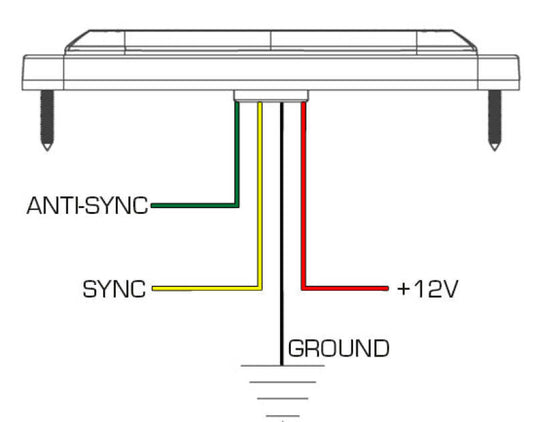 Oracle 6 LED Slim Strobe - White